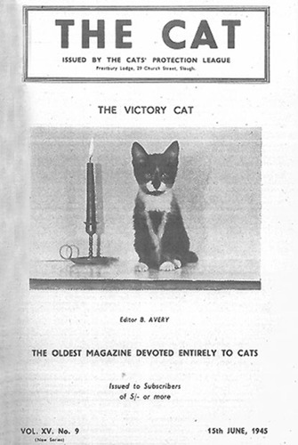 The Cat magazine cover 1945
