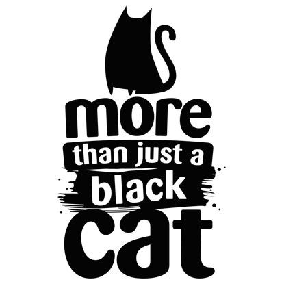 More than just a black cat logo