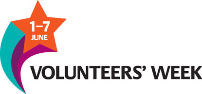 Volunteers' Week logo 1–7 June