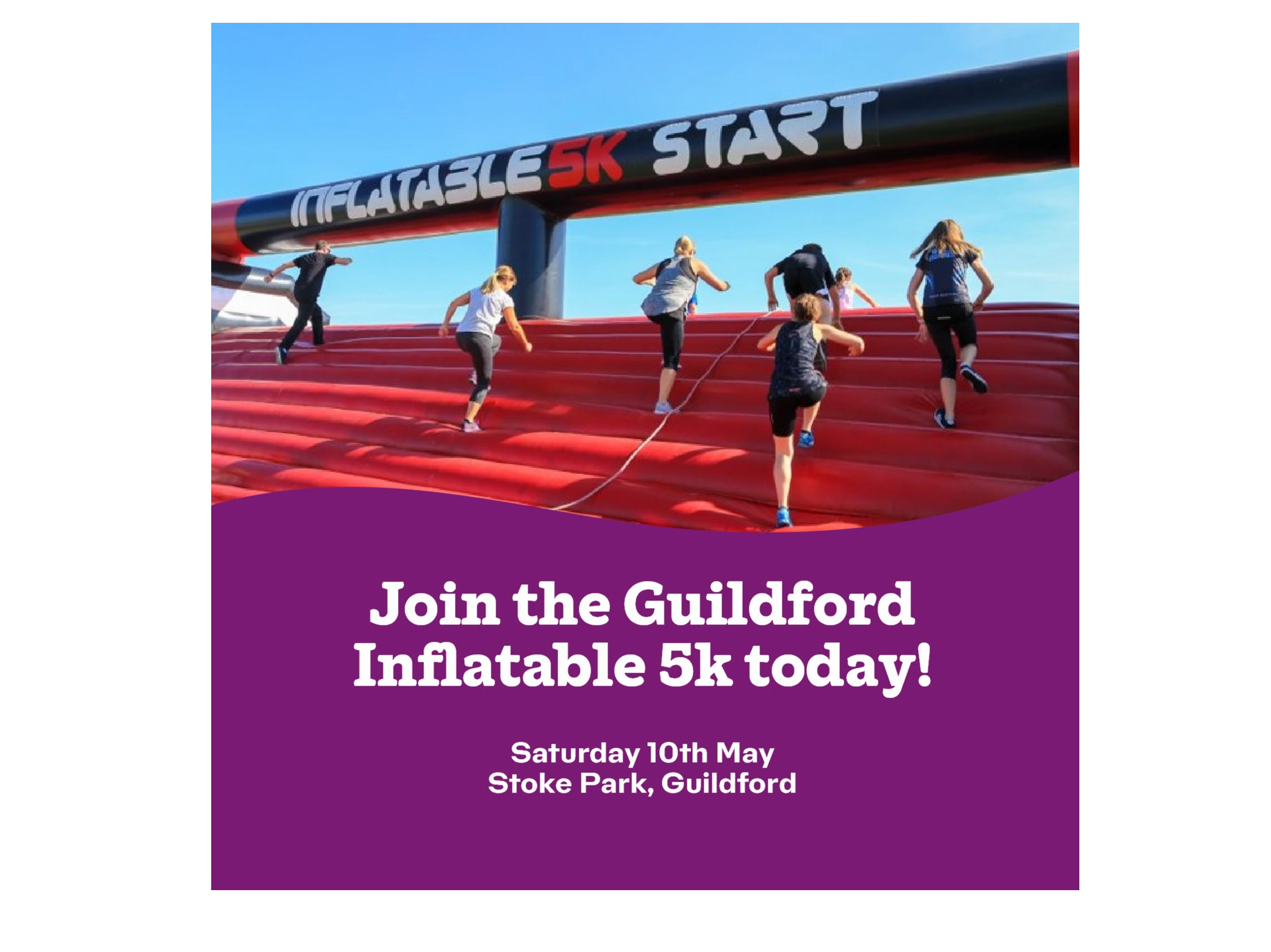 The world’s largest inflatable 5k obstacle run!