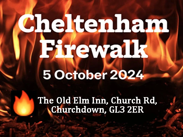 CHELTENHAM FIREWALK 5 OCTOBER 2024
