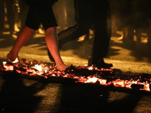 Rugby Firewalk