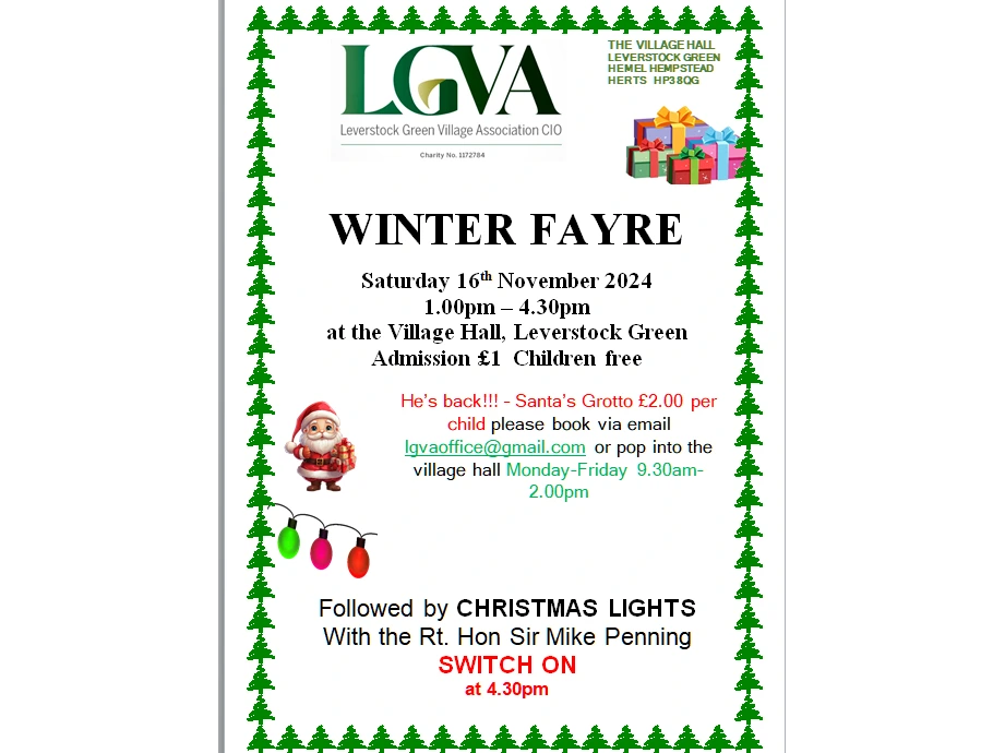 Leverstock Green Winter Fayre