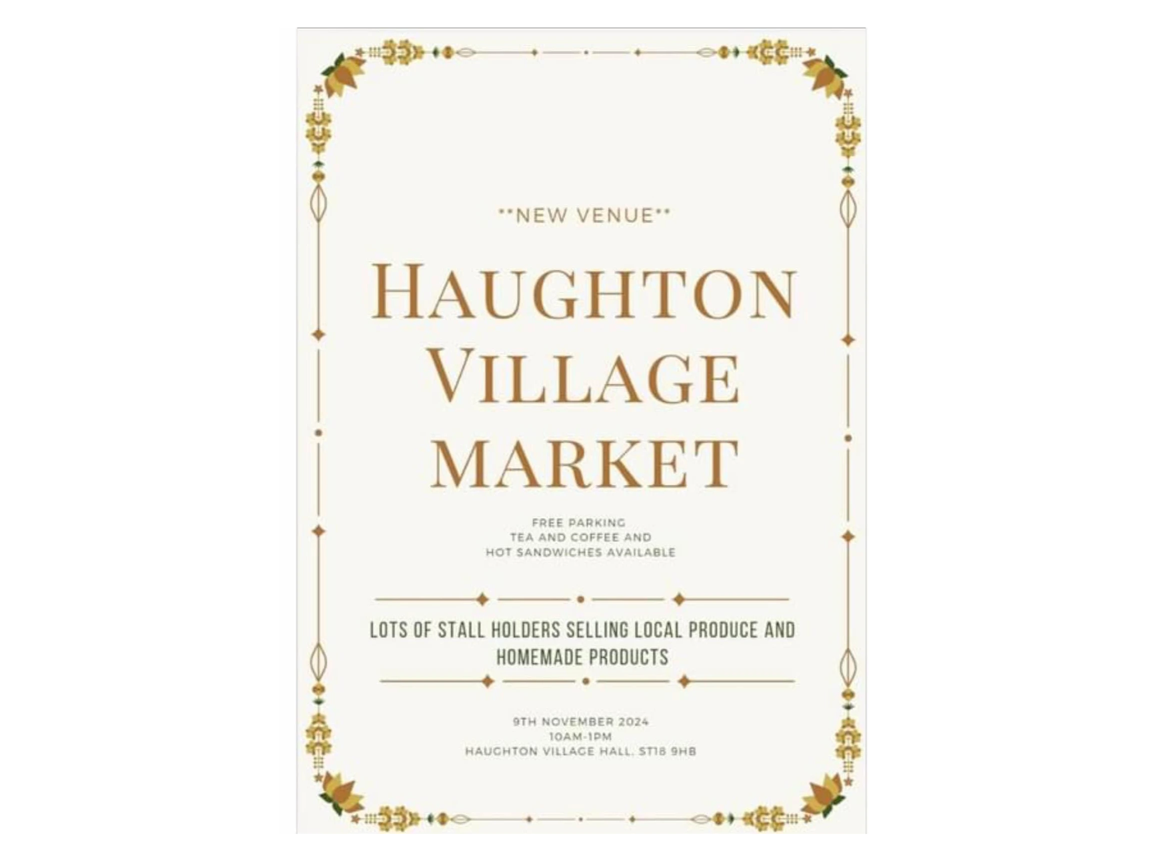 Haughton Village Market  10 am - 1pm