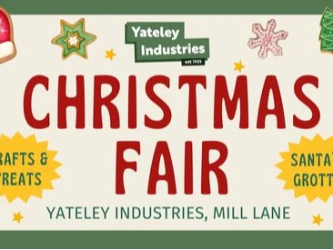 Yateley Industries Craft Fair 7th Dec 12:00 - 17:00